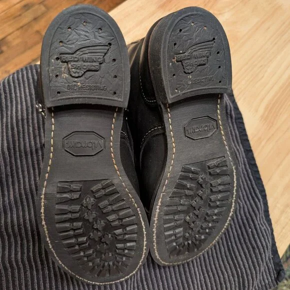 Red Wing Iron Ranger 8084 men's size 8D boots in black harness leather - Picture 9 of 9